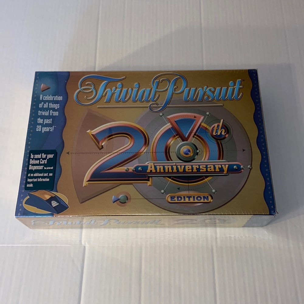 Hasbro New 20th Anniversary Trivial Pursuit Board Game